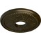 Ekena Millwork Tirana Ceiling Medallion (Fits Canopies up to 4 3/4"), 13 7/8"OD x 3 3/4"ID x 1 1/4"P, Green Gold CM13TIGGS - alternate 3